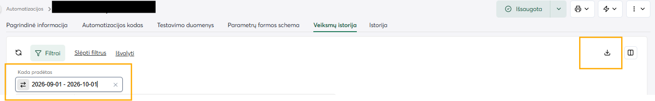 veiksmuistorija.